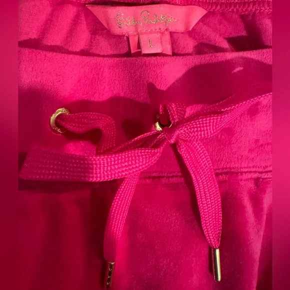 Lilly Pulitzer Velour Set Size Large - Picture 9 of 11